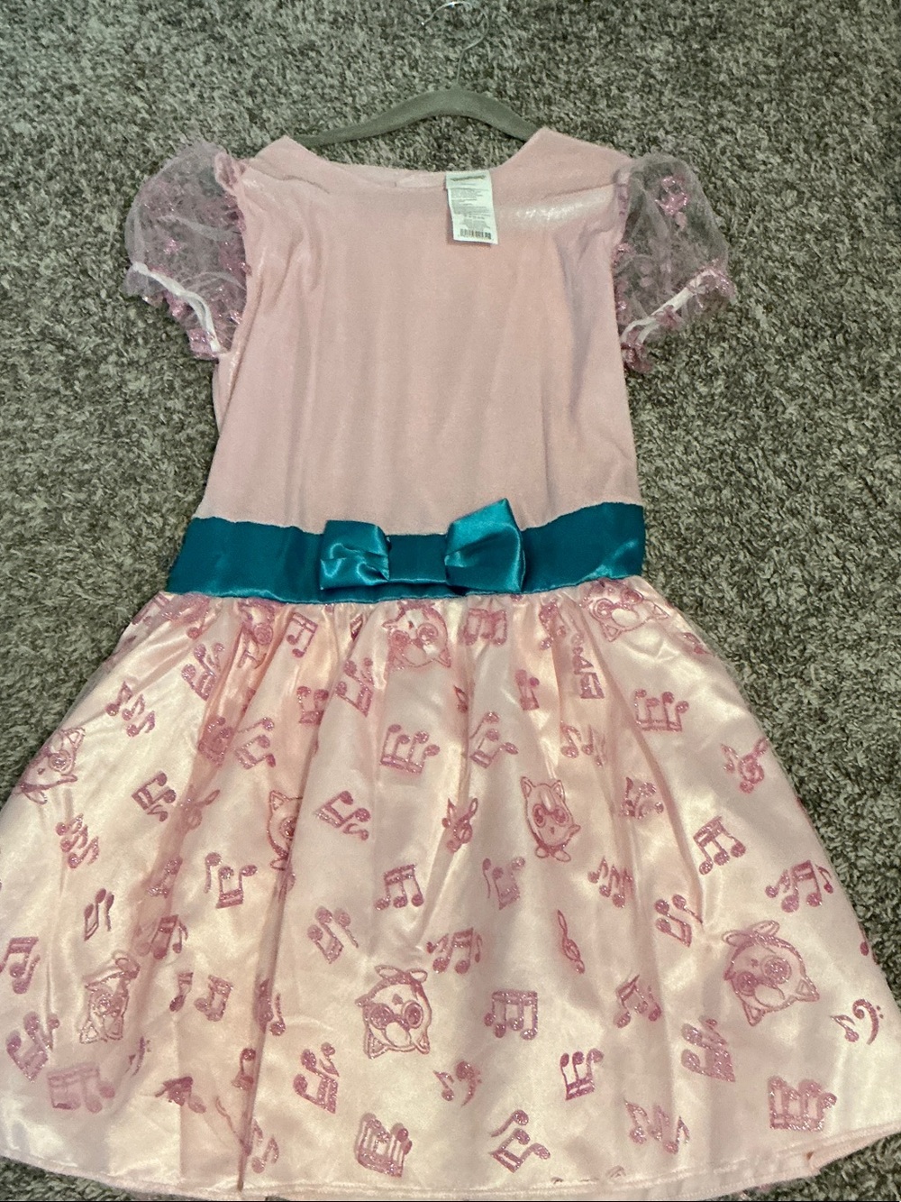 Pokemon Pink and Teal Musical Princess Costume Dress
